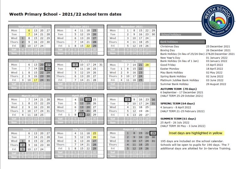 term-dates-weeth-school